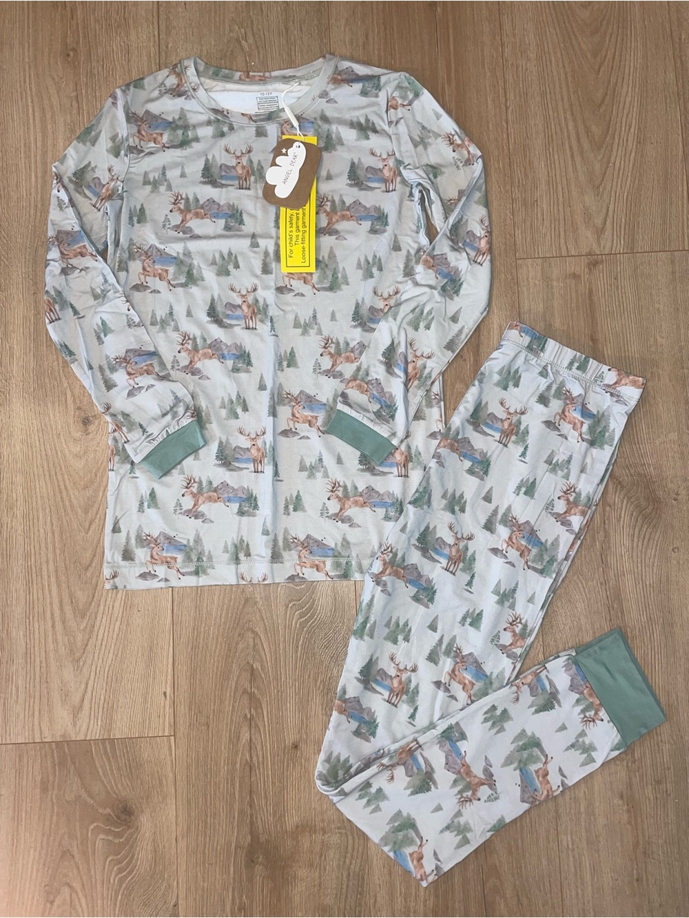bamboo deer pajamas